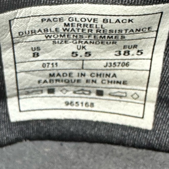 MERRELL -Pace Glove Barefoot Athletic Cross-Training, Trail Running Gray Shoe. - Picture 7 of 9